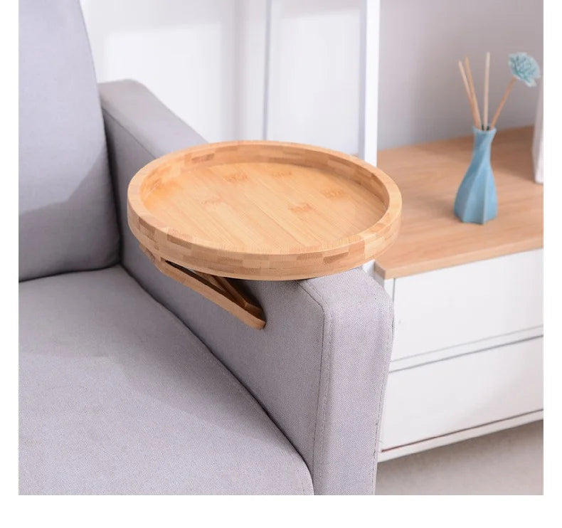 The CozyClip™ Sofa Arm Tray